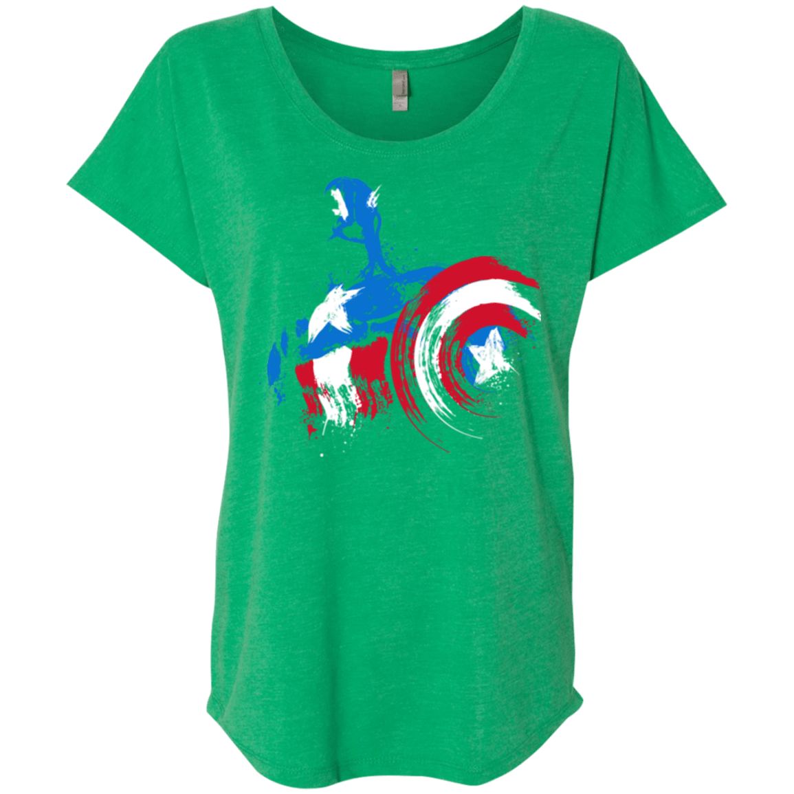 T-Shirts Envy / X-Small Captain Triblend Dolman Sleeve