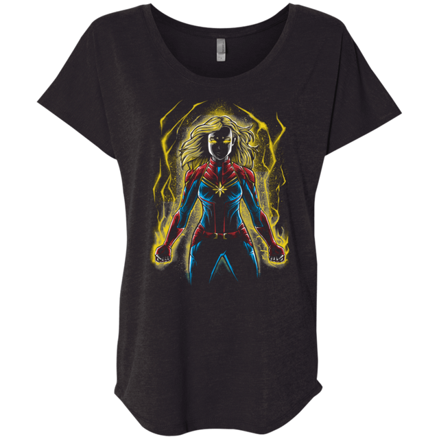 T-Shirts Vintage Black / X-Small Captain Triblend Dolman Sleeve