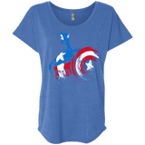 T-Shirts Vintage Royal / X-Small Captain Triblend Dolman Sleeve