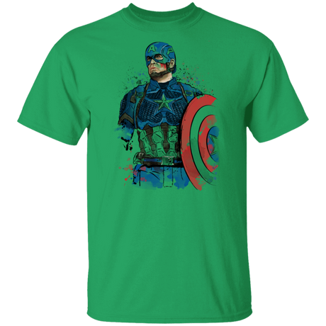 T-Shirts Irish Green / S Captain Watercolor T-Shirt