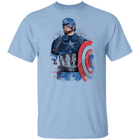 T-Shirts Light Blue / S Captain Watercolor T-Shirt