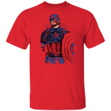 T-Shirts Red / S Captain Watercolor T-Shirt