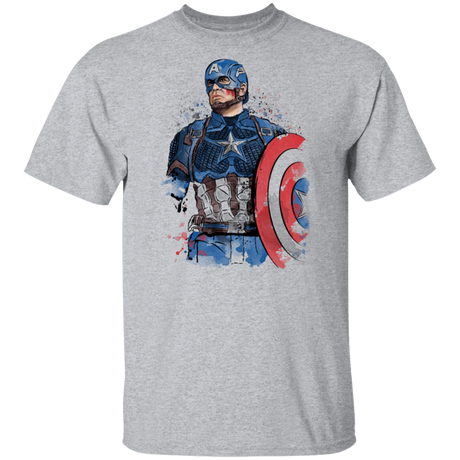 T-Shirts Sport Grey / S Captain Watercolor T-Shirt