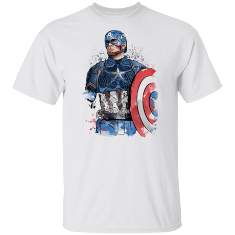 T-Shirts White / S Captain Watercolor T-Shirt