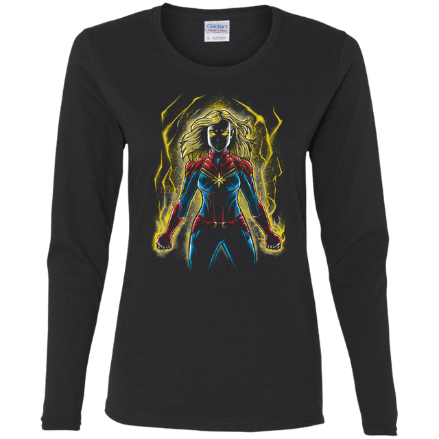 T-Shirts Black / S Captain Women's Long Sleeve T-Shirt