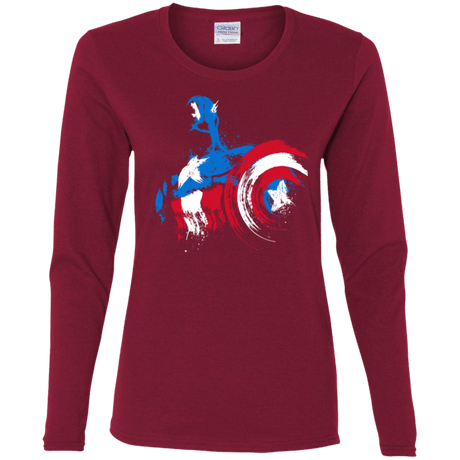 T-Shirts Cardinal / S Captain Women's Long Sleeve T-Shirt