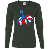 T-Shirts Forest / S Captain Women's Long Sleeve T-Shirt