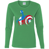 T-Shirts Irish Green / S Captain Women's Long Sleeve T-Shirt