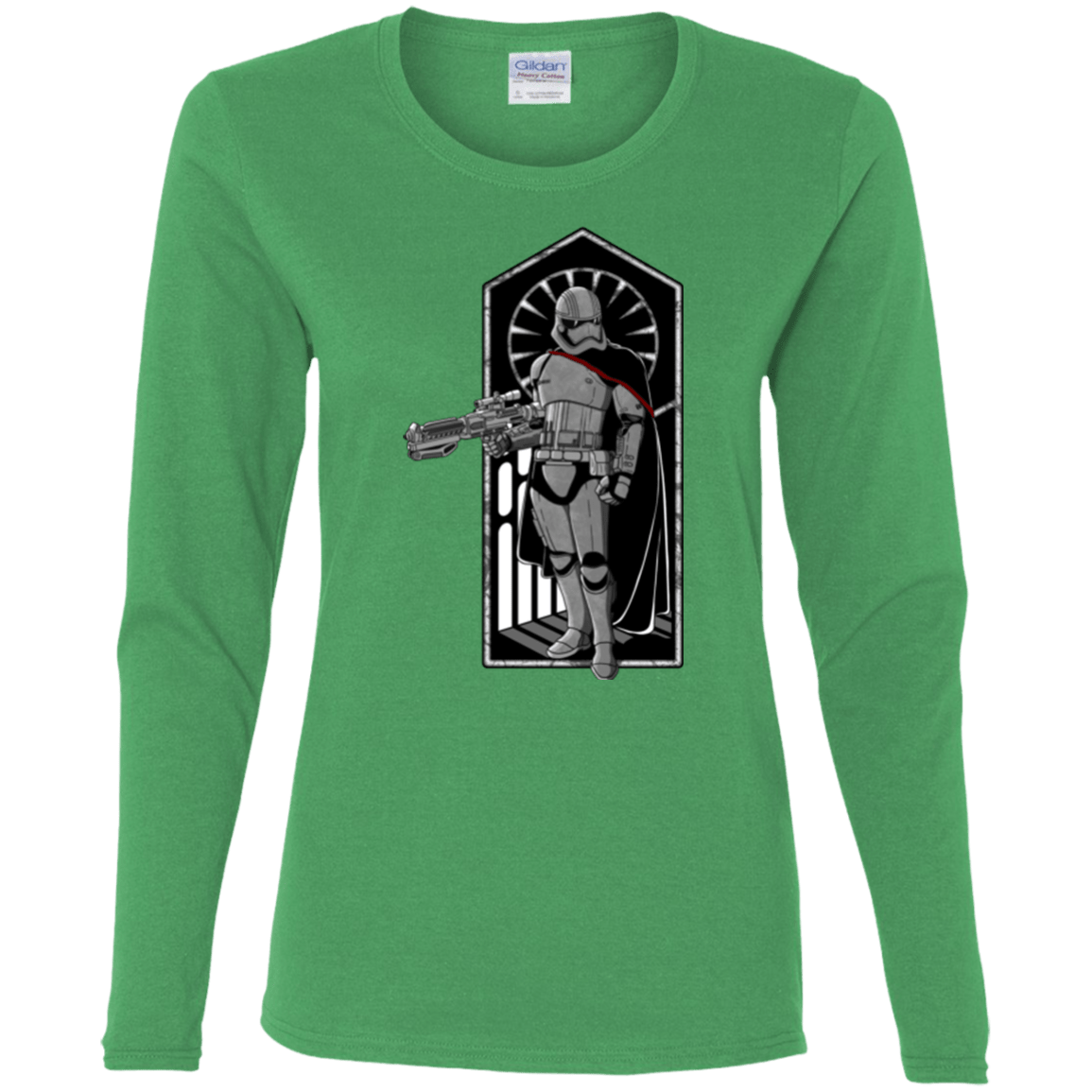 T-Shirts Irish Green / S Captain Women's Long Sleeve T-Shirt