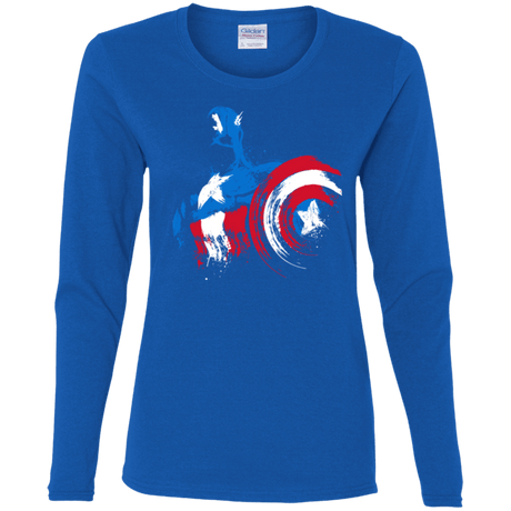 T-Shirts Royal / S Captain Women's Long Sleeve T-Shirt