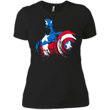 T-Shirts Black / X-Small Captain Women's Premium T-Shirt