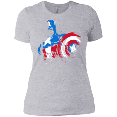 T-Shirts Heather Grey / X-Small Captain Women's Premium T-Shirt