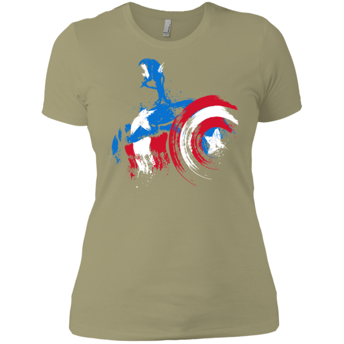T-Shirts Light Olive / X-Small Captain Women's Premium T-Shirt