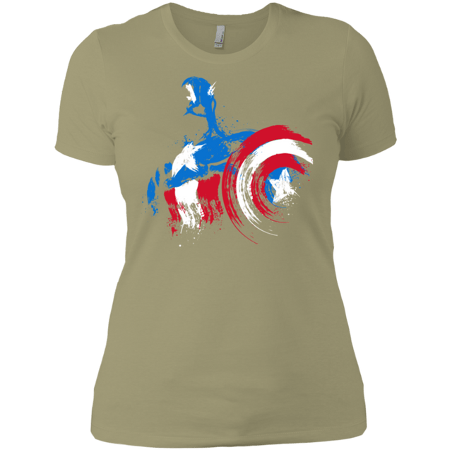 T-Shirts Light Olive / X-Small Captain Women's Premium T-Shirt