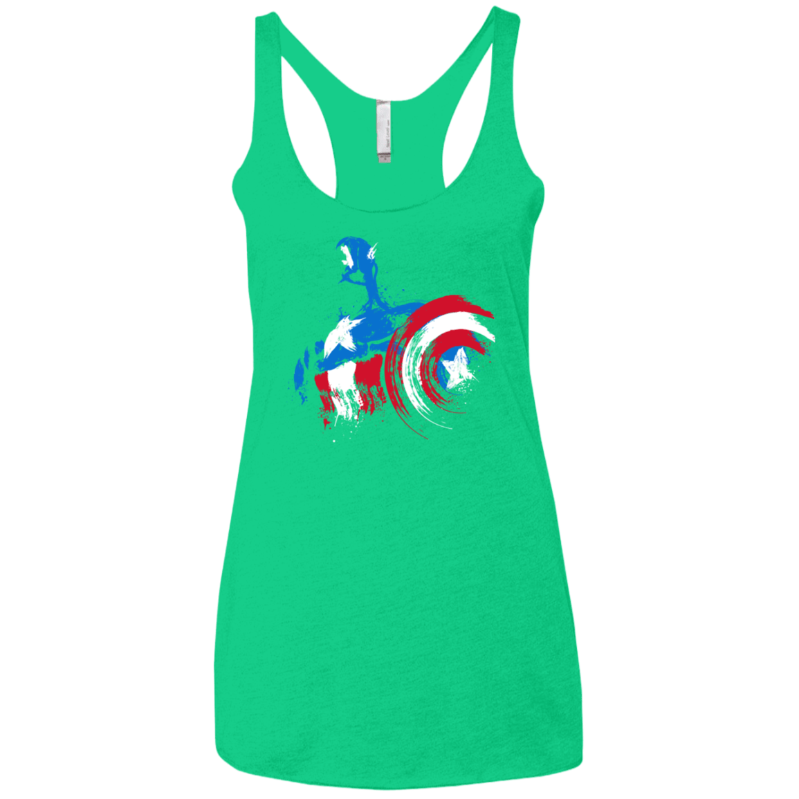 T-Shirts Envy / X-Small Captain Women's Triblend Racerback Tank