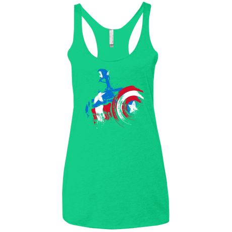 T-Shirts Envy / X-Small Captain Women's Triblend Racerback Tank