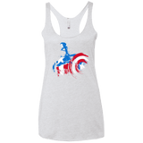T-Shirts Heather White / X-Small Captain Women's Triblend Racerback Tank