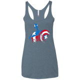 T-Shirts Indigo / X-Small Captain Women's Triblend Racerback Tank