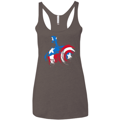 T-Shirts Macchiato / X-Small Captain Women's Triblend Racerback Tank