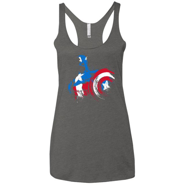T-Shirts Premium Heather / X-Small Captain Women's Triblend Racerback Tank
