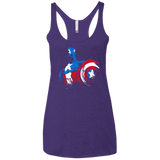 T-Shirts Purple Rush / X-Small Captain Women's Triblend Racerback Tank