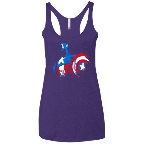 T-Shirts Purple Rush / X-Small Captain Women's Triblend Racerback Tank