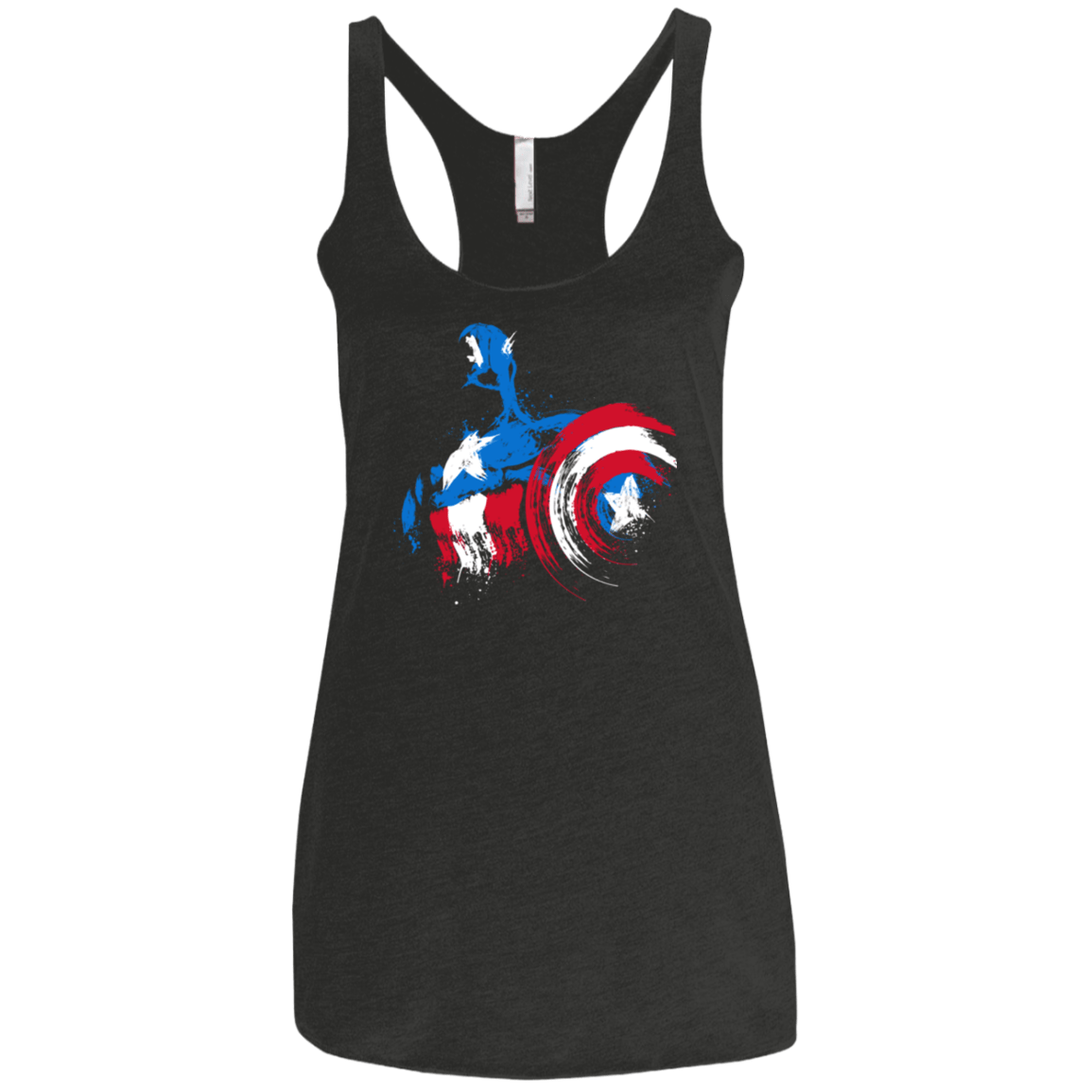 T-Shirts Vintage Black / X-Small Captain Women's Triblend Racerback Tank