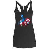 T-Shirts Vintage Black / X-Small Captain Women's Triblend Racerback Tank