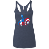 T-Shirts Vintage Navy / X-Small Captain Women's Triblend Racerback Tank