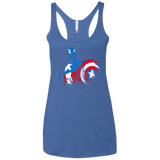 T-Shirts Vintage Royal / X-Small Captain Women's Triblend Racerback Tank