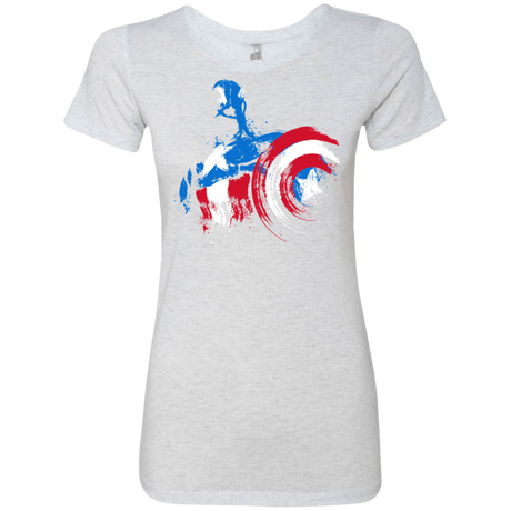 T-Shirts Heather White / S Captain Women's Triblend T-Shirt