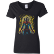 T-Shirts Black / S Captain Women's V-Neck T-Shirt