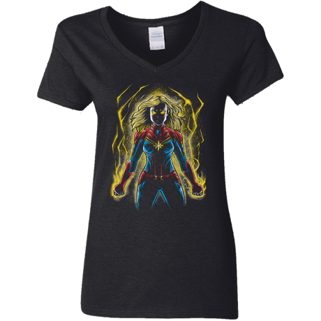 T-Shirts Black / S Captain Women's V-Neck T-Shirt