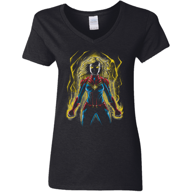 T-Shirts Black / S Captain Women's V-Neck T-Shirt