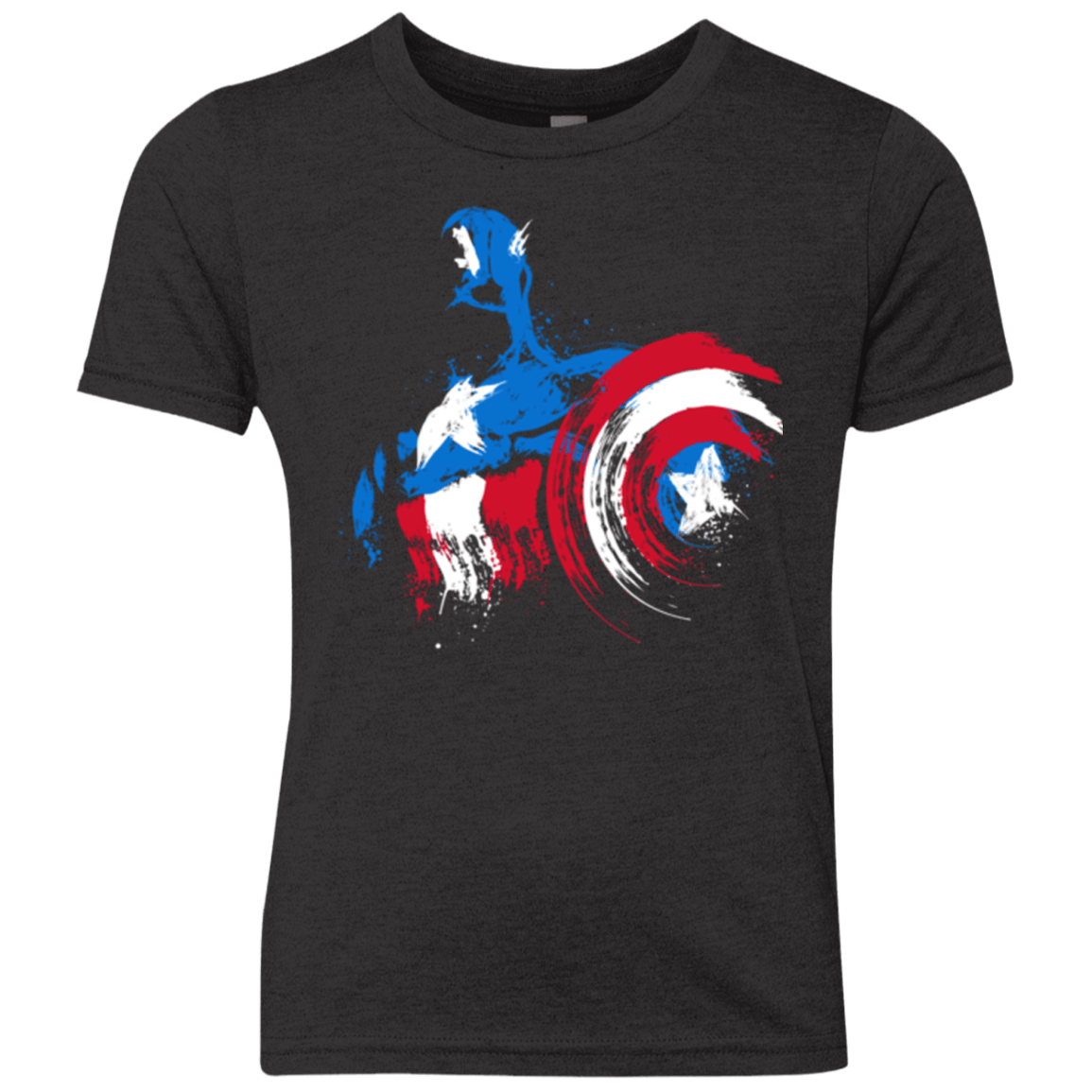 T-Shirts Vintage Black / YXS Captain Youth Triblend T-Shirt