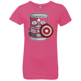 T-Shirts Hot Pink / YXS CapTin America Girls Premium T-Shirt