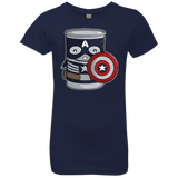 T-Shirts Midnight Navy / YXS CapTin America Girls Premium T-Shirt