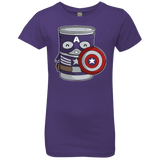 T-Shirts Purple Rush / YXS CapTin America Girls Premium T-Shirt