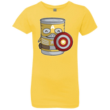 T-Shirts Vibrant Yellow / YXS CapTin America Girls Premium T-Shirt