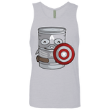 T-Shirts Heather Grey / Small CapTin America Men's Premium Tank Top