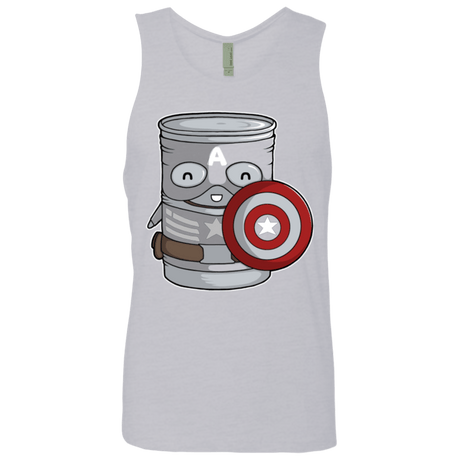 T-Shirts Heather Grey / Small CapTin America Men's Premium Tank Top