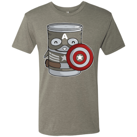 T-Shirts Venetian Grey / Small CapTin America Men's Triblend T-Shirt