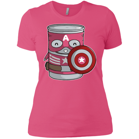 T-Shirts Hot Pink / X-Small CapTin America Women's Premium T-Shirt