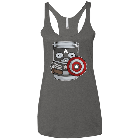 T-Shirts Premium Heather / X-Small CapTin America Women's Triblend Racerback Tank