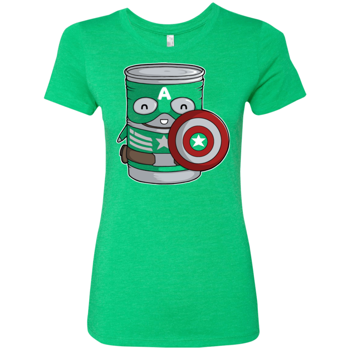 T-Shirts Envy / Small CapTin America Women's Triblend T-Shirt