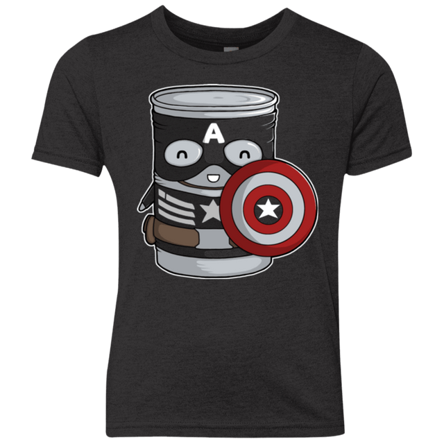 T-Shirts Vintage Black / YXS CapTin America Youth Triblend T-Shirt