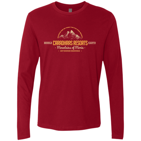 T-Shirts Cardinal / Small Caradhras Resorts Men's Premium Long Sleeve
