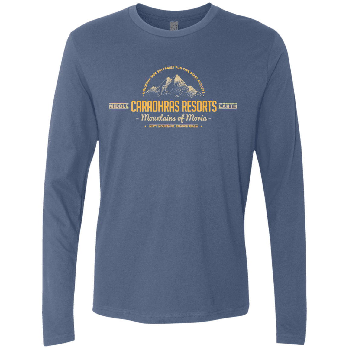 T-Shirts Indigo / Small Caradhras Resorts Men's Premium Long Sleeve