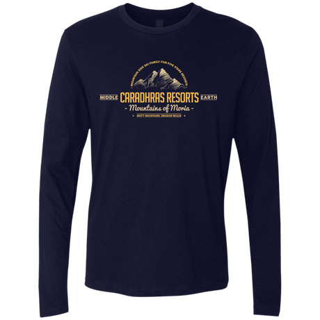 T-Shirts Midnight Navy / Small Caradhras Resorts Men's Premium Long Sleeve
