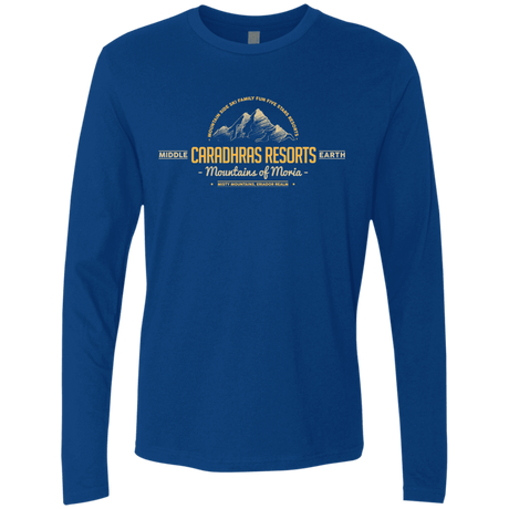 T-Shirts Royal / Small Caradhras Resorts Men's Premium Long Sleeve
